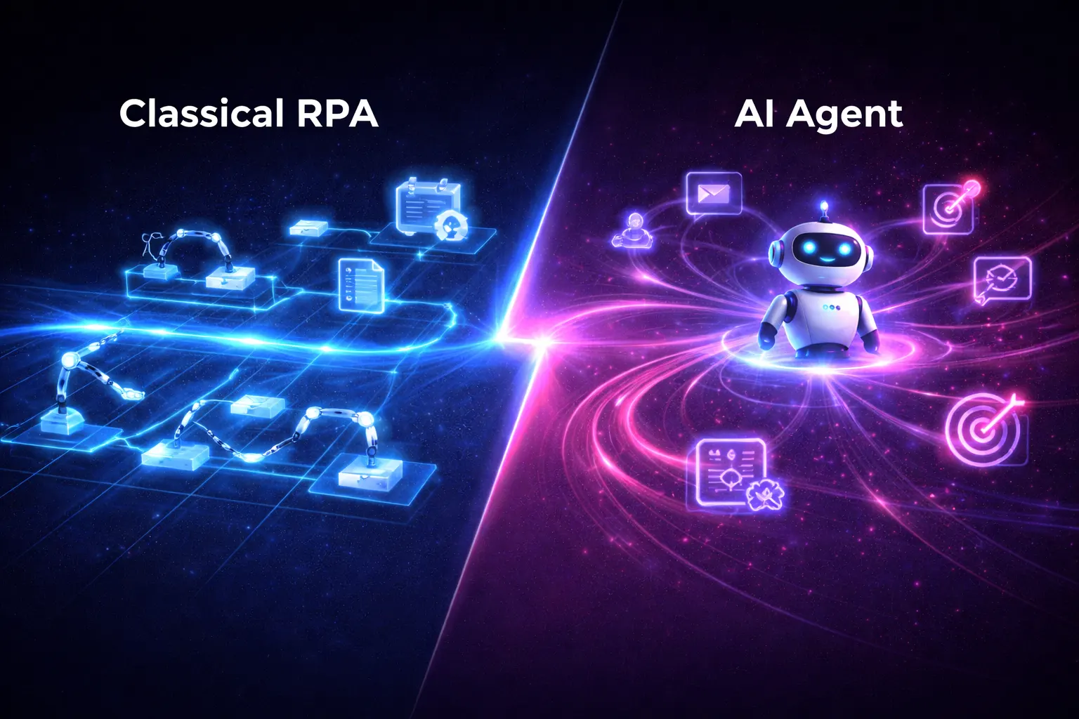 AI agent vs. klasická automatizace